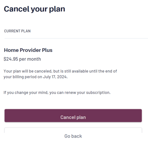 cancel plan 